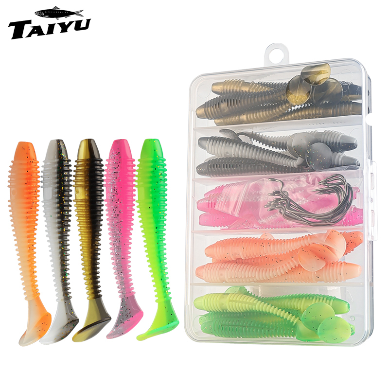 Fishing Lure Swimbait - TAIYU Set di 25/35 Esche Morbide