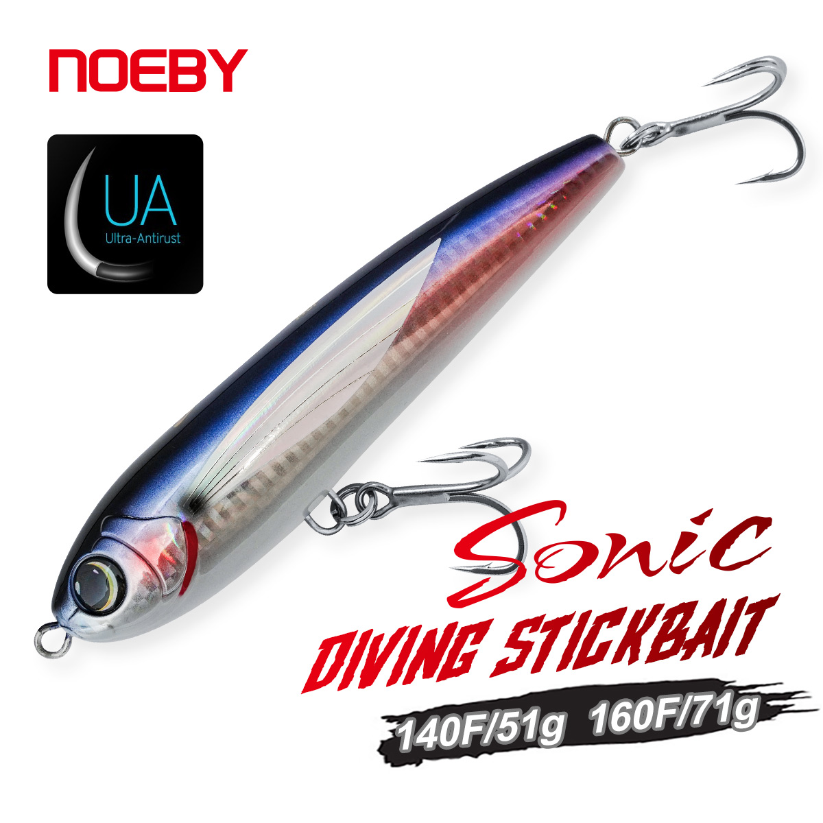 NOEBY Diving Stickbait 140mm 5 - Fishing Lure Buzzbait recensione e prezzo
