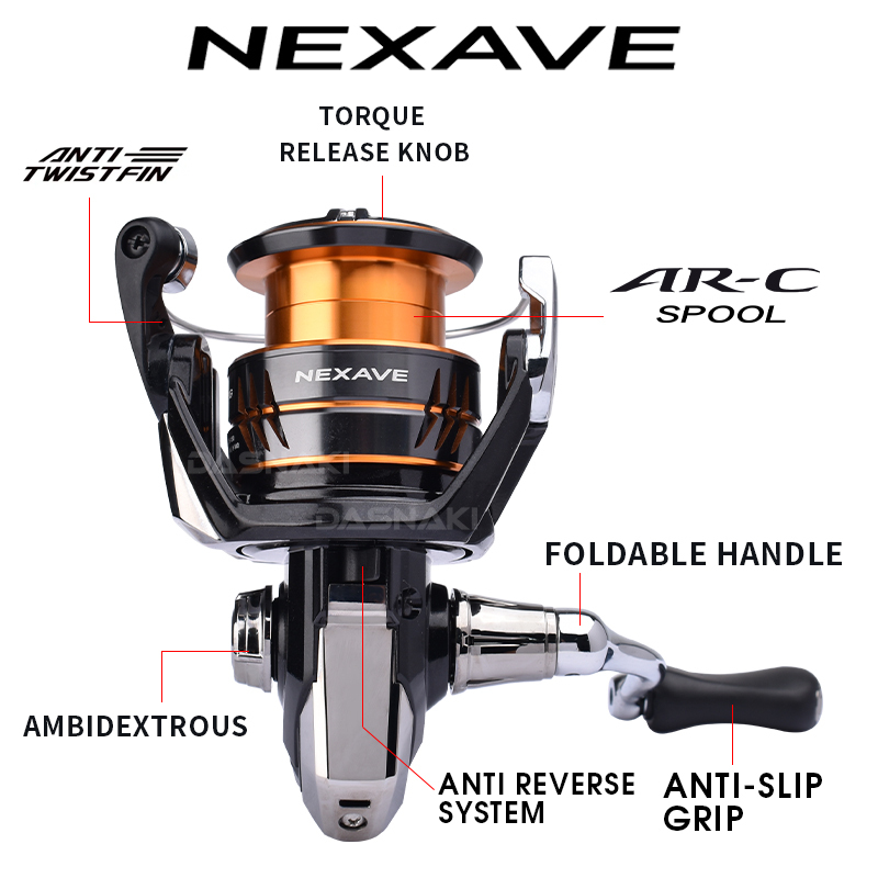 Mulinello da Spinning Shimano  - Daiwa Reel Bg recensione e prezzo