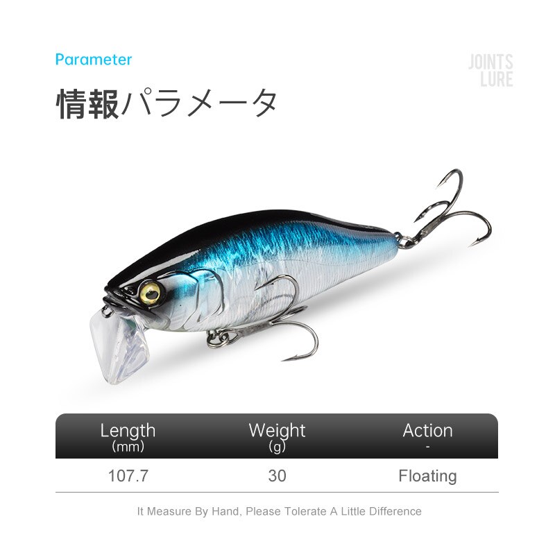 I-JACK Minnow Esche da pesca 1 - Fishing Lure Swimbait recensione e prezzo