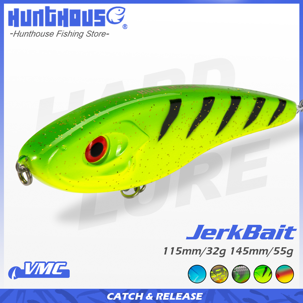 Hunthouse Jerkbait Musky Buste - Fishing Lure Swimbait recensione e prezzo