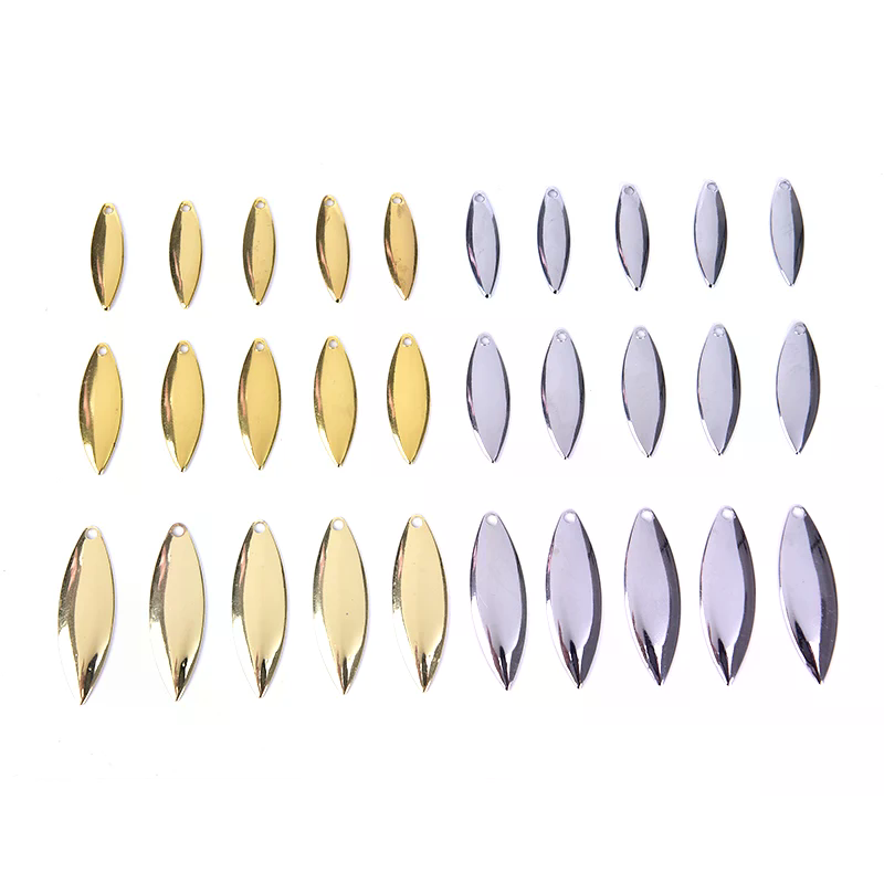 50 Pezzi di Lame Spinner in Sa - Fishing Lure Blade Bait recensione e prezzo