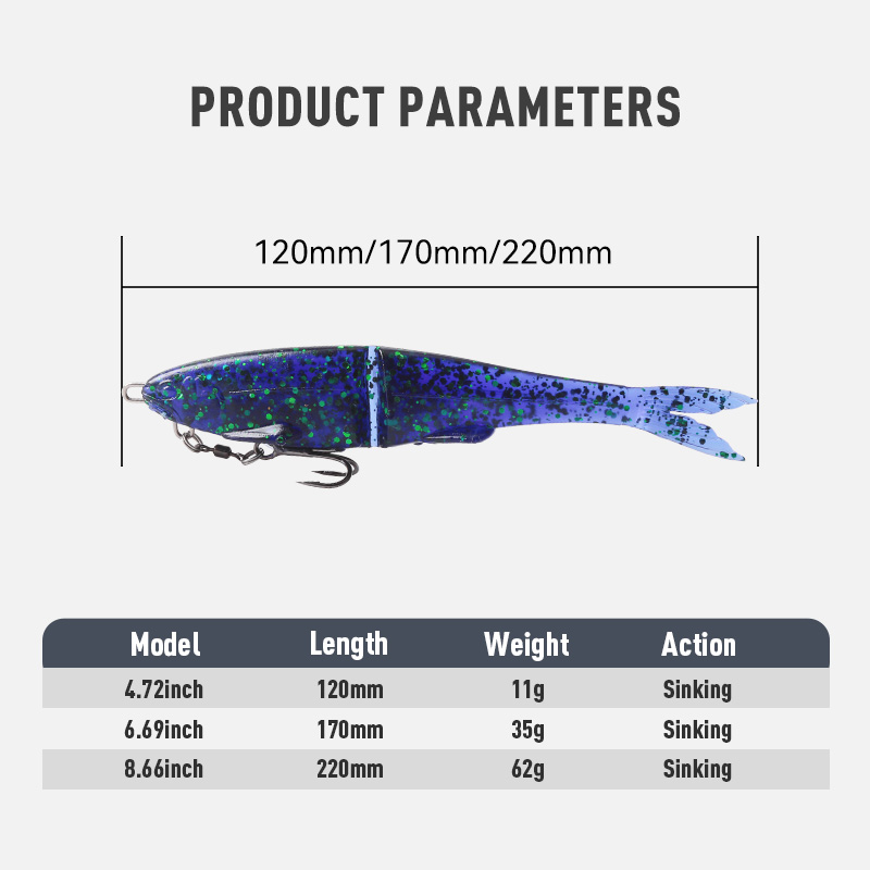 1 pezzo di esca morbida artico - Fishing Lure Swimbait recensione e prezzo
