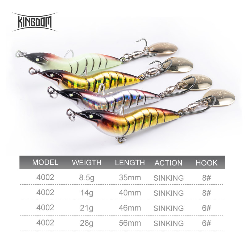 KINGDOM Esca per Pesca ai Gamb - Fishing Lure Blade Bait recensione e prezzo
