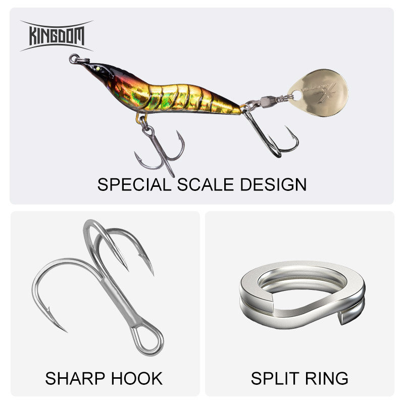 KINGDOM Esca per Pesca ai Gamb - Fishing Lure Blade Bait recensione e prezzo