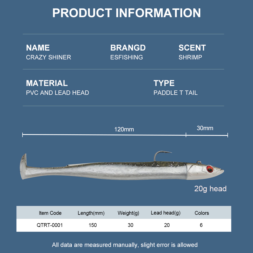 ESFISHING Esche Morbide da Pes - Fishing Lure Swimbait recensione e prezzo