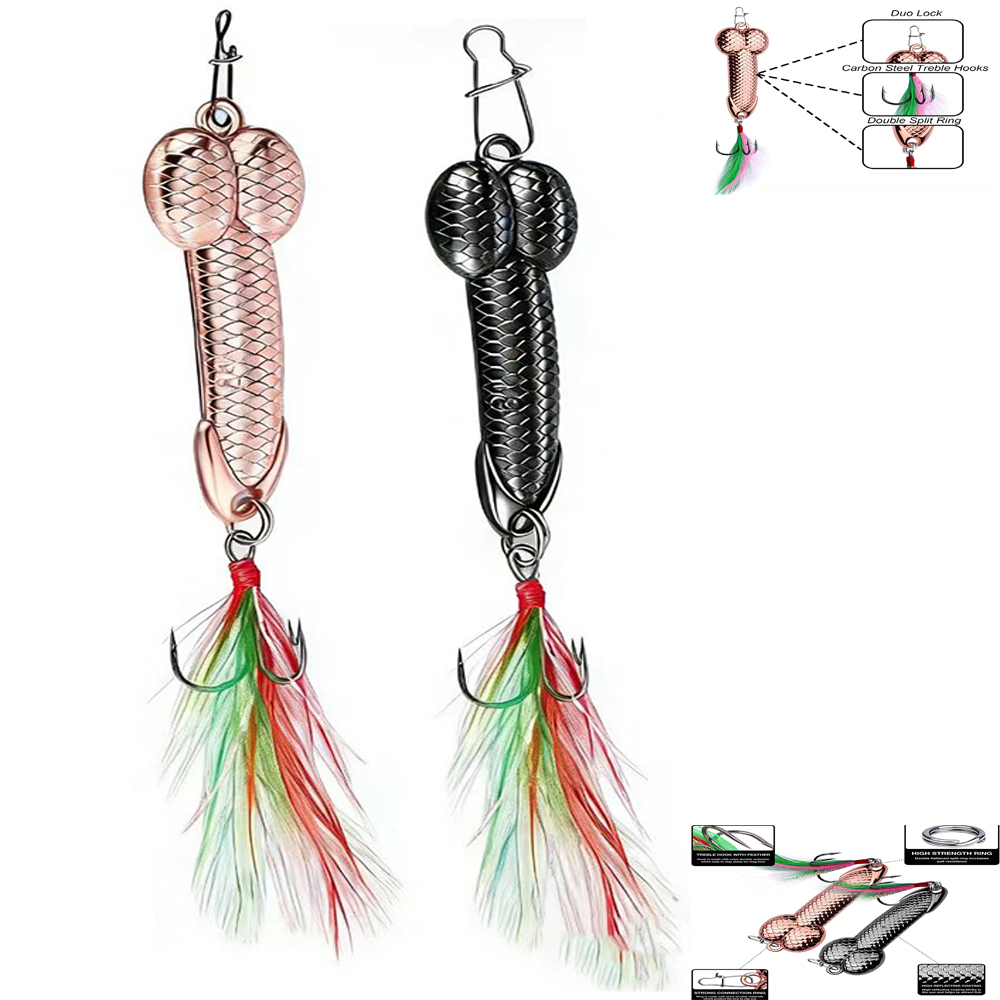 Esca da Pesca a Forma di Pene  - Fishing Lure Blade Bait recensione e prezzo
